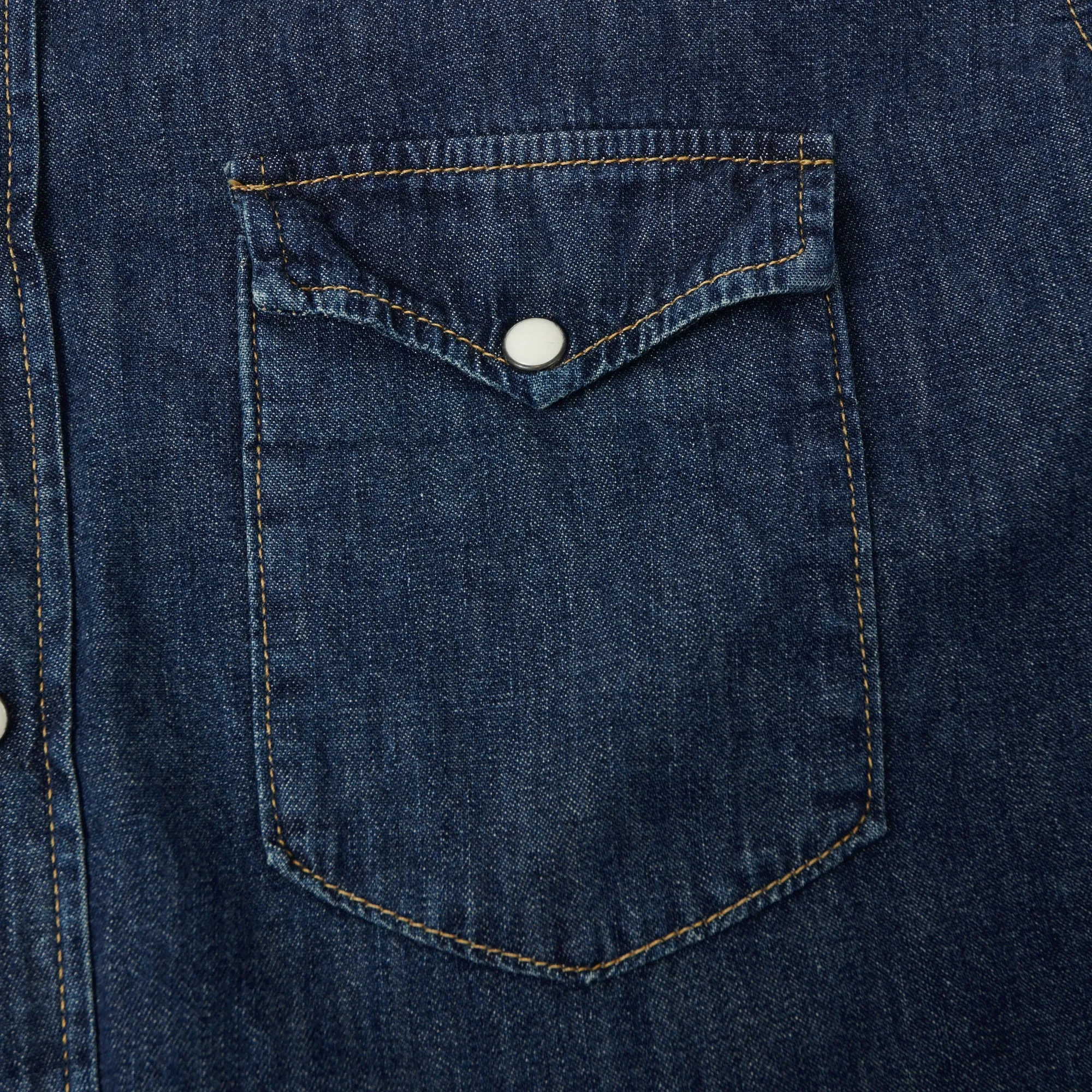 Spellbound 6oz Denim Western Shirt - Dark Wash sold by Son of a Stag product image thumbnail 4