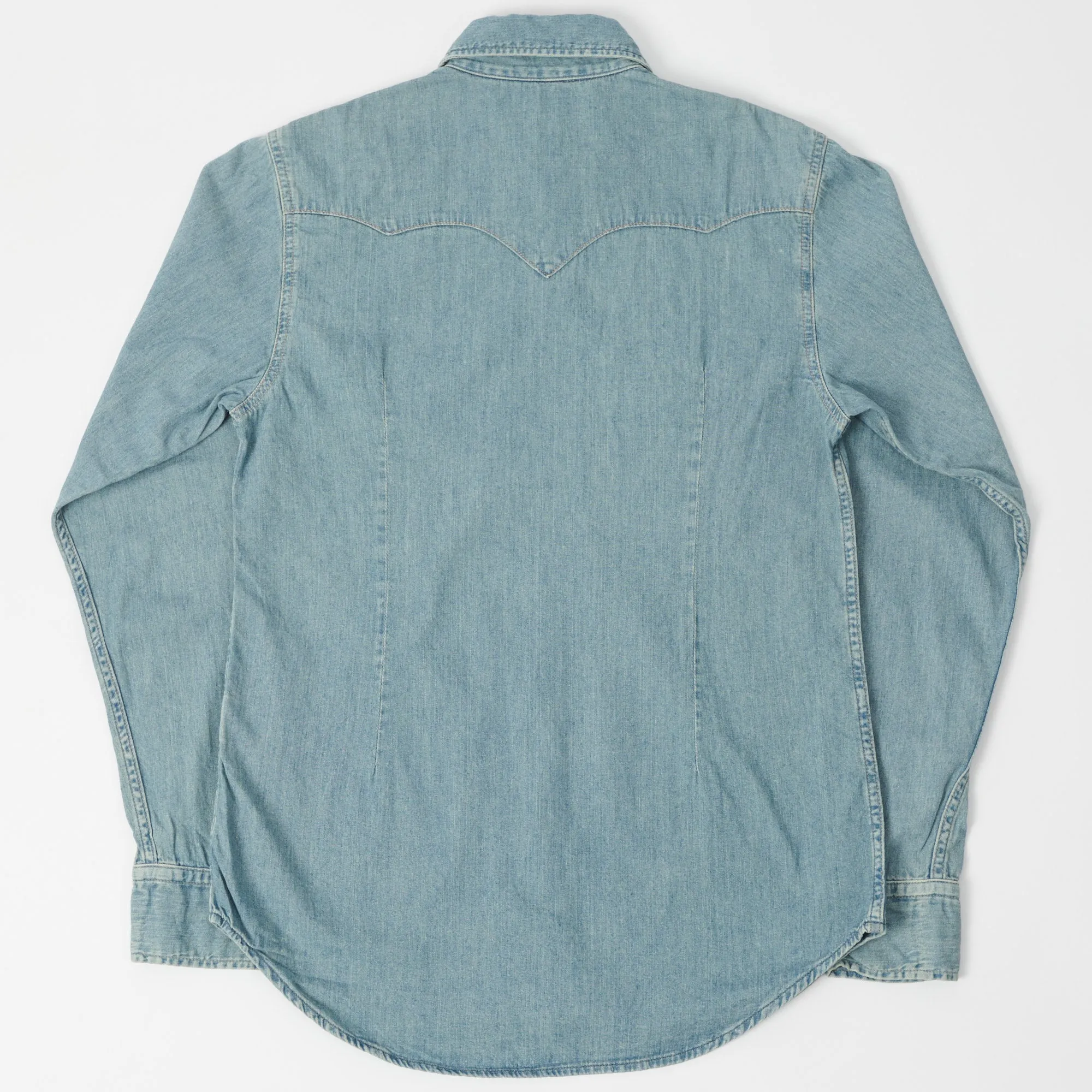 Spellbound 6oz Denim Western Shirt - Light Washed sold by Son of a Stag product image thumbnail 3