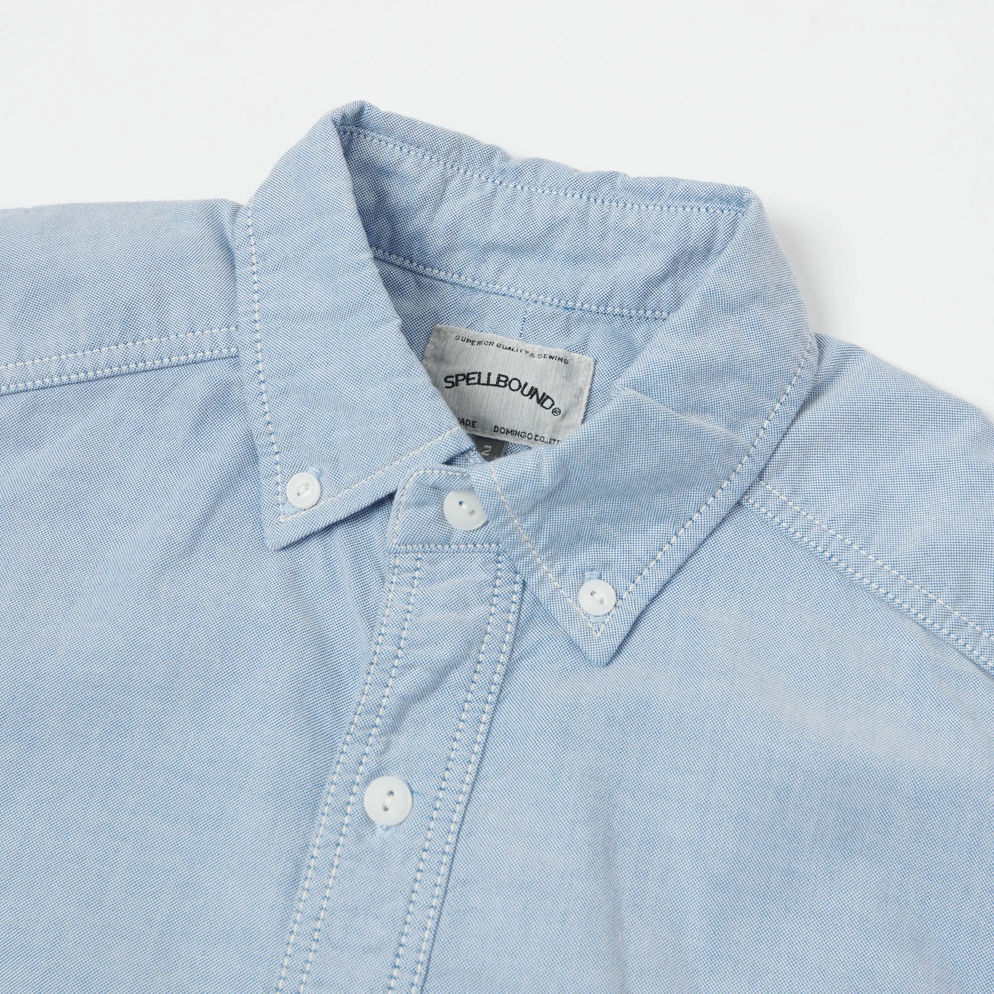 Spellbound Button Down Oxford Shirt - Blue sold by Son of a Stag product image thumbnail 2