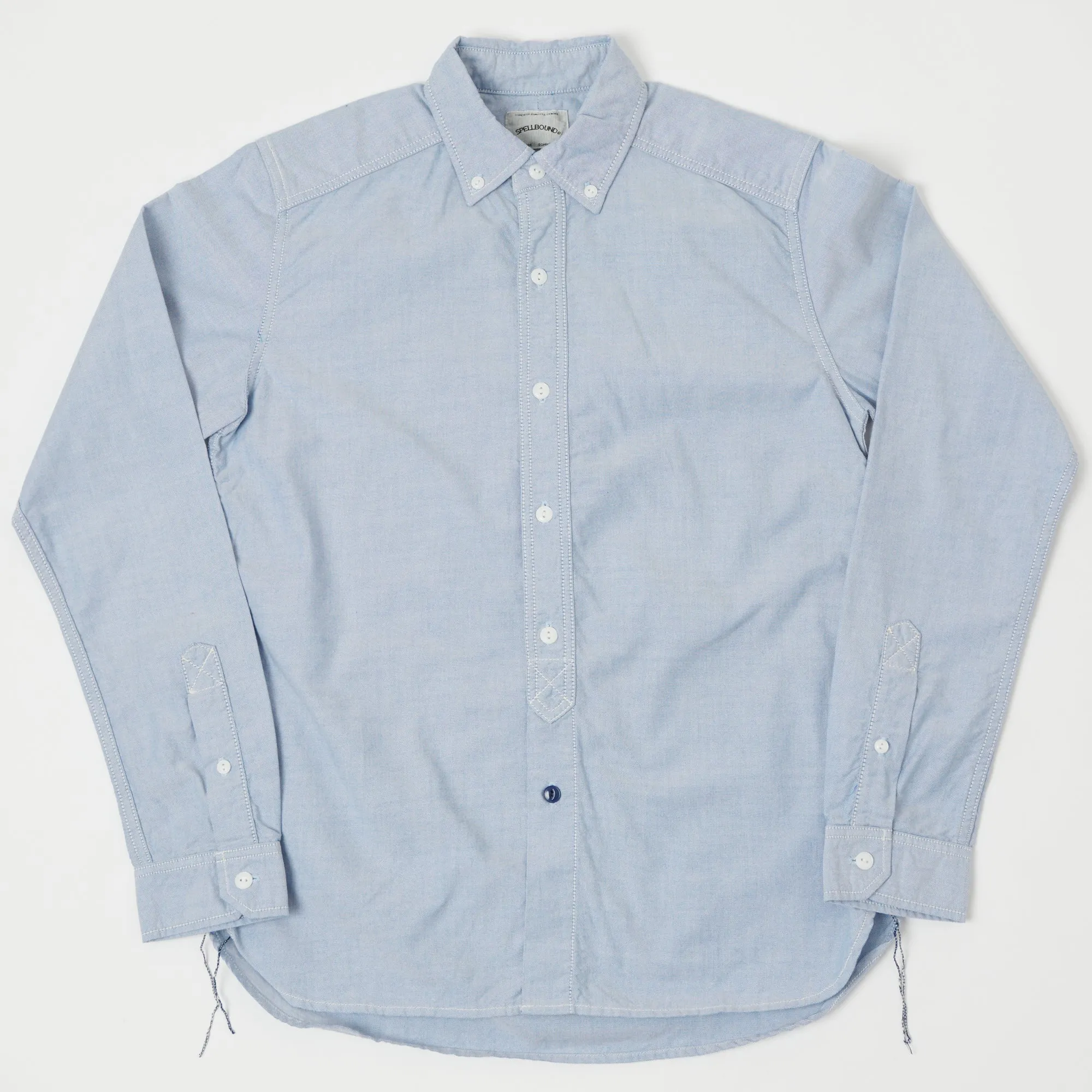 Spellbound Button Down Oxford Shirt - Blue sold by Son of a Stag