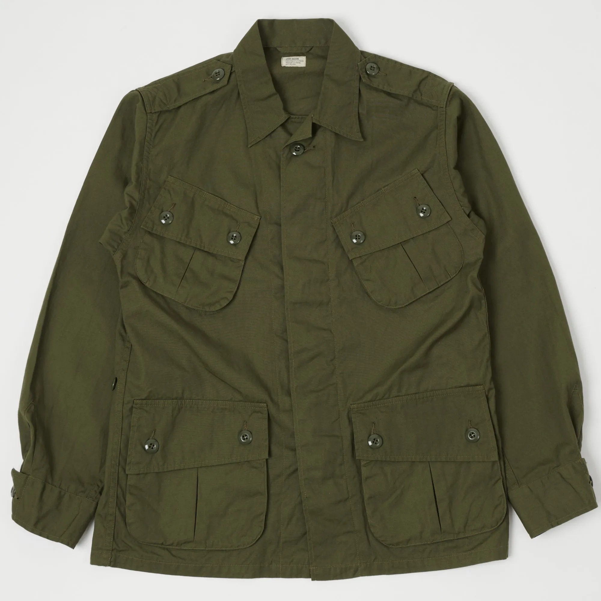 Buzz Rickson's U.S. Army Tropical Combat Jacket - Olive sold by Son of a Stag