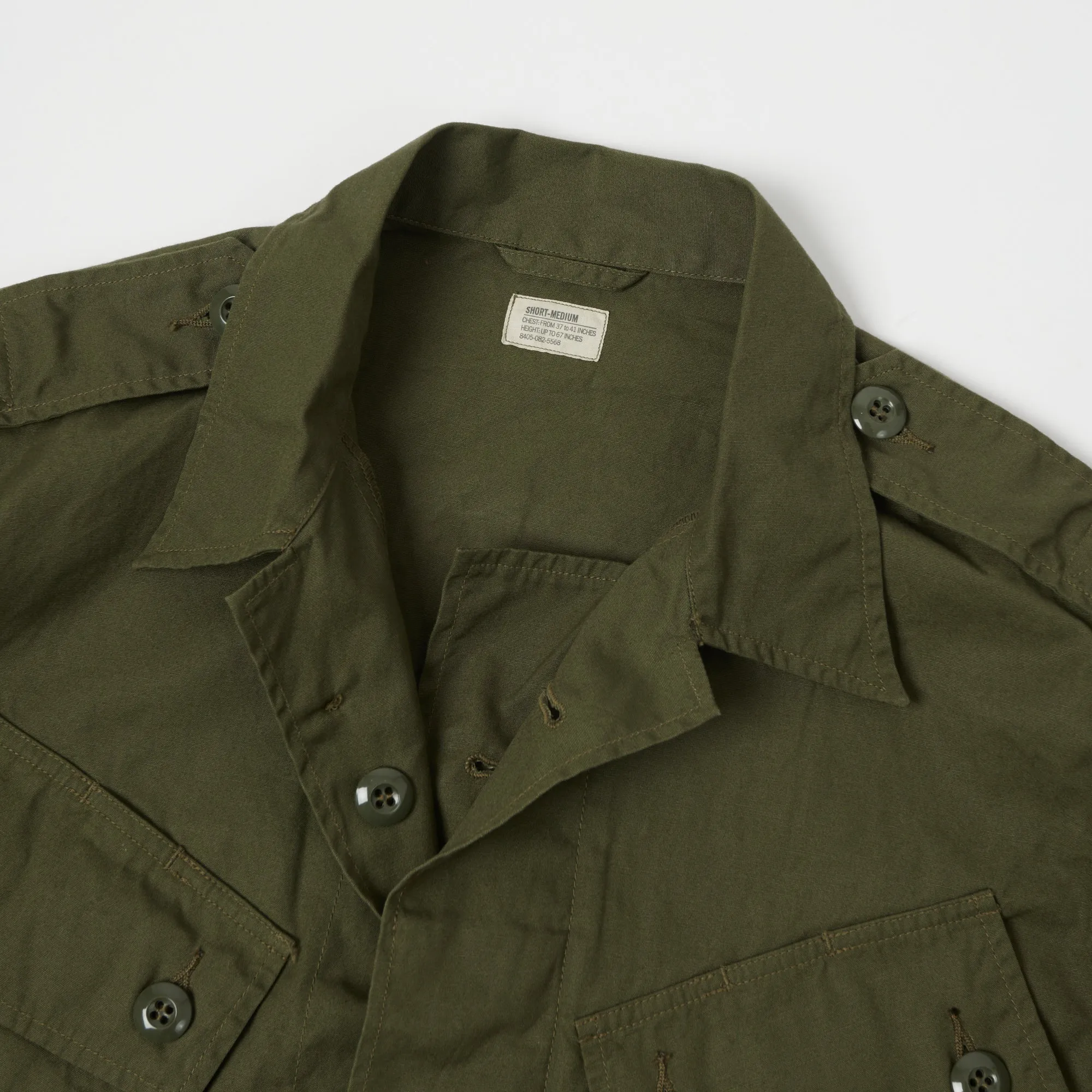 Buzz Rickson's U.S. Army Tropical Combat Jacket - Olive sold by Son of a Stag product image thumbnail 2