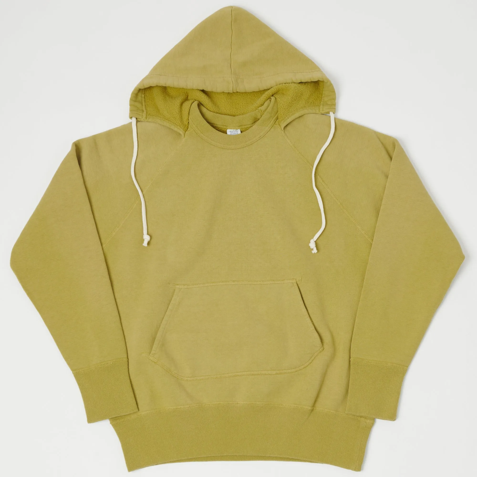 Warehouse & Co 475 Hooded Sweatshirt - Faded Yellow sold by Son of a Stag