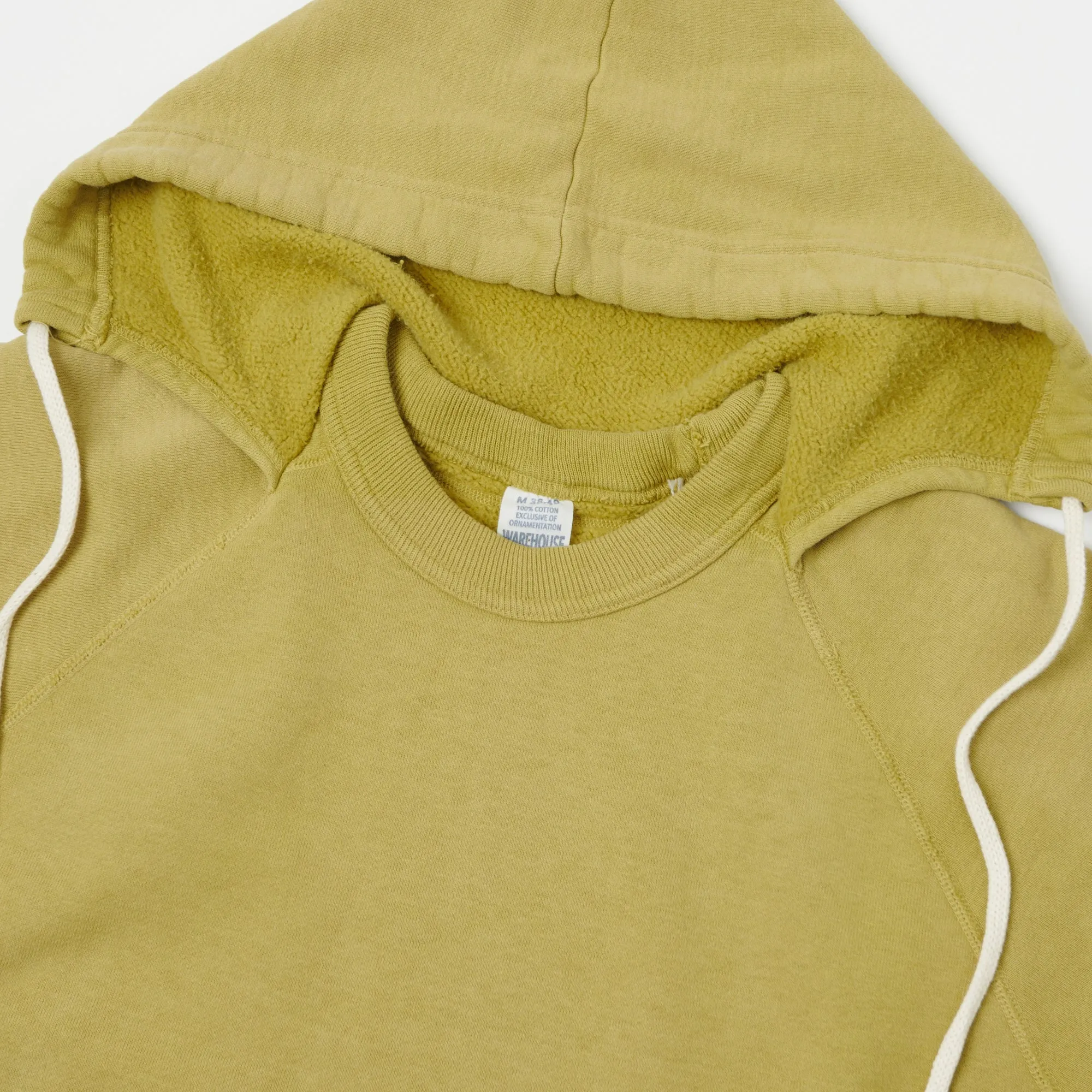 Warehouse & Co 475 Hooded Sweatshirt - Faded Yellow sold by Son of a Stag product image thumbnail 2
