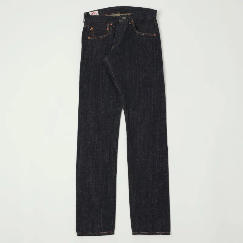 ONI Denim 689 Kiraku II 12oz Natural Indigo Slim Tapered Jean - One Wash sold by Son of a Stag