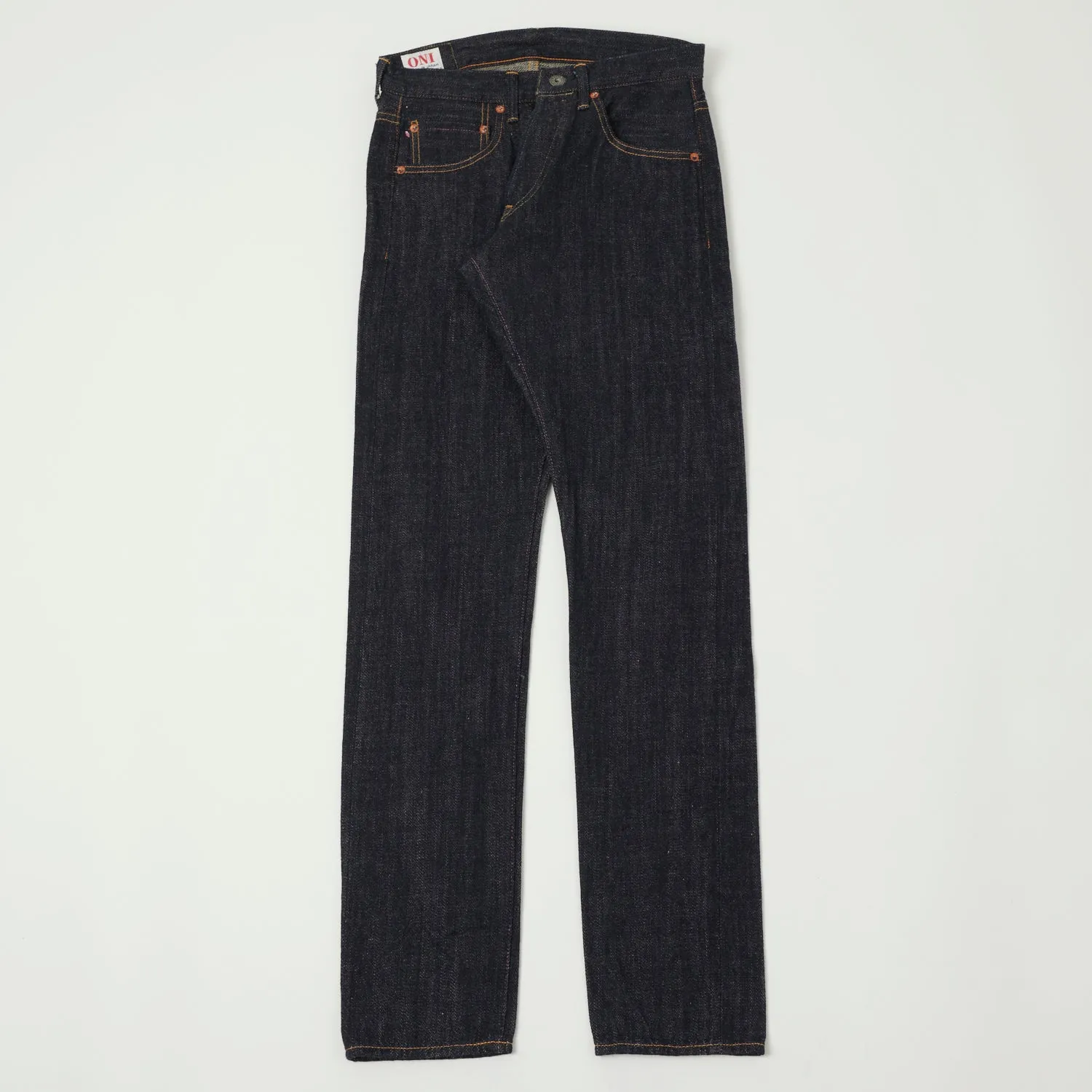 ONI Denim 689 Kiraku II 12oz Natural Indigo Slim Tapered Jean - One Wash sold by Son of a Stag