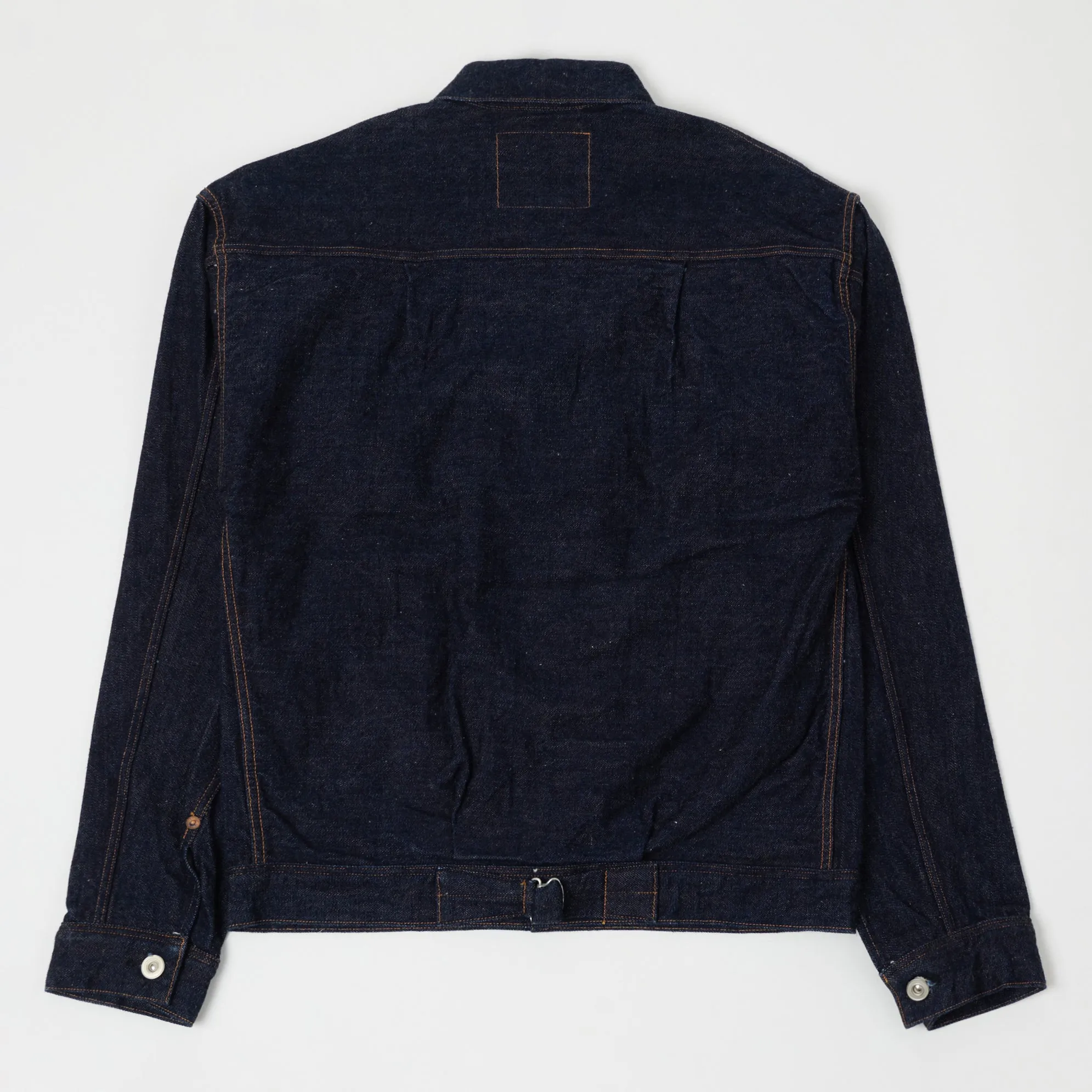 Warehouse & Co 'Brown-Duck & Digger' Denim Blouse Jacket - Rinsed sold by Son of a Stag product image thumbnail 3