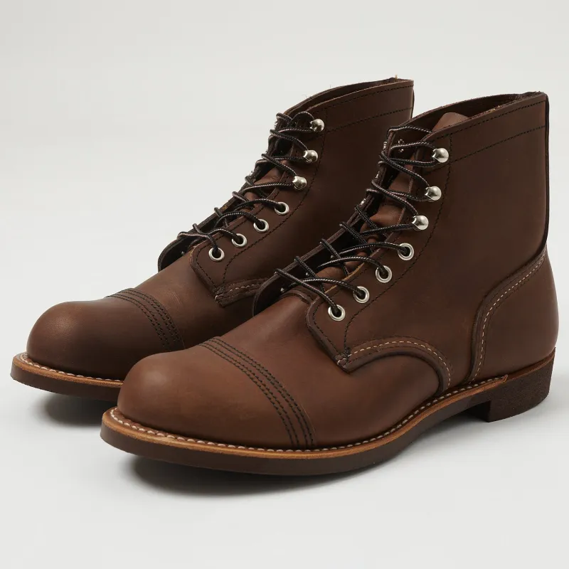 Red Wing 8111-3 Iron Ranger Boot - Amber Harness sold by Son of a Stag
