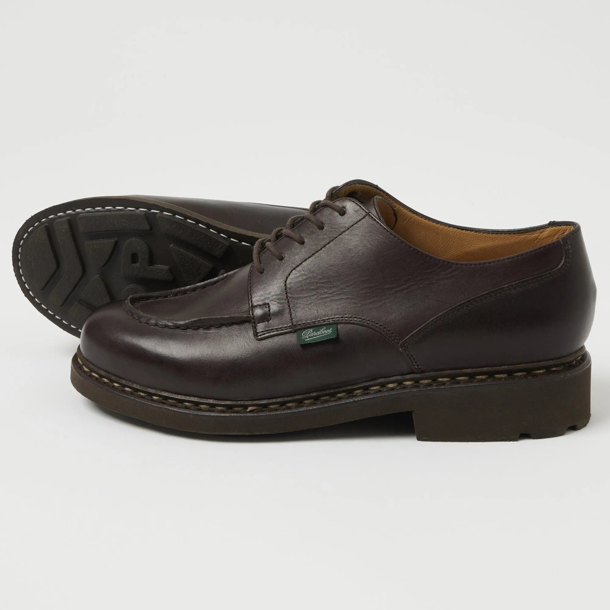 Paraboot Chambord Tex Shoe - Brown Lisse Café sold by Son of a Stag product image thumbnail 2