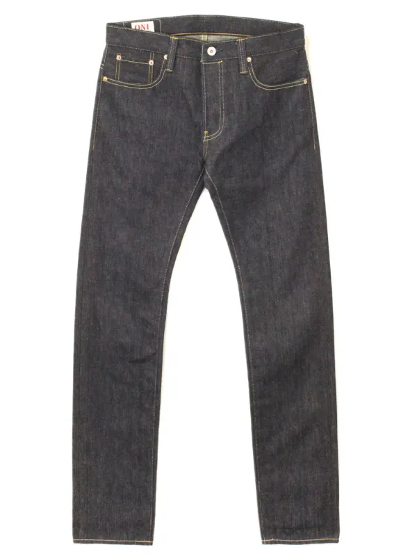 ONI Denim 707LWZR 12.5oz Natural Indigo Low Tension Slim Straight Jean - Raw sold by Son of a Stag