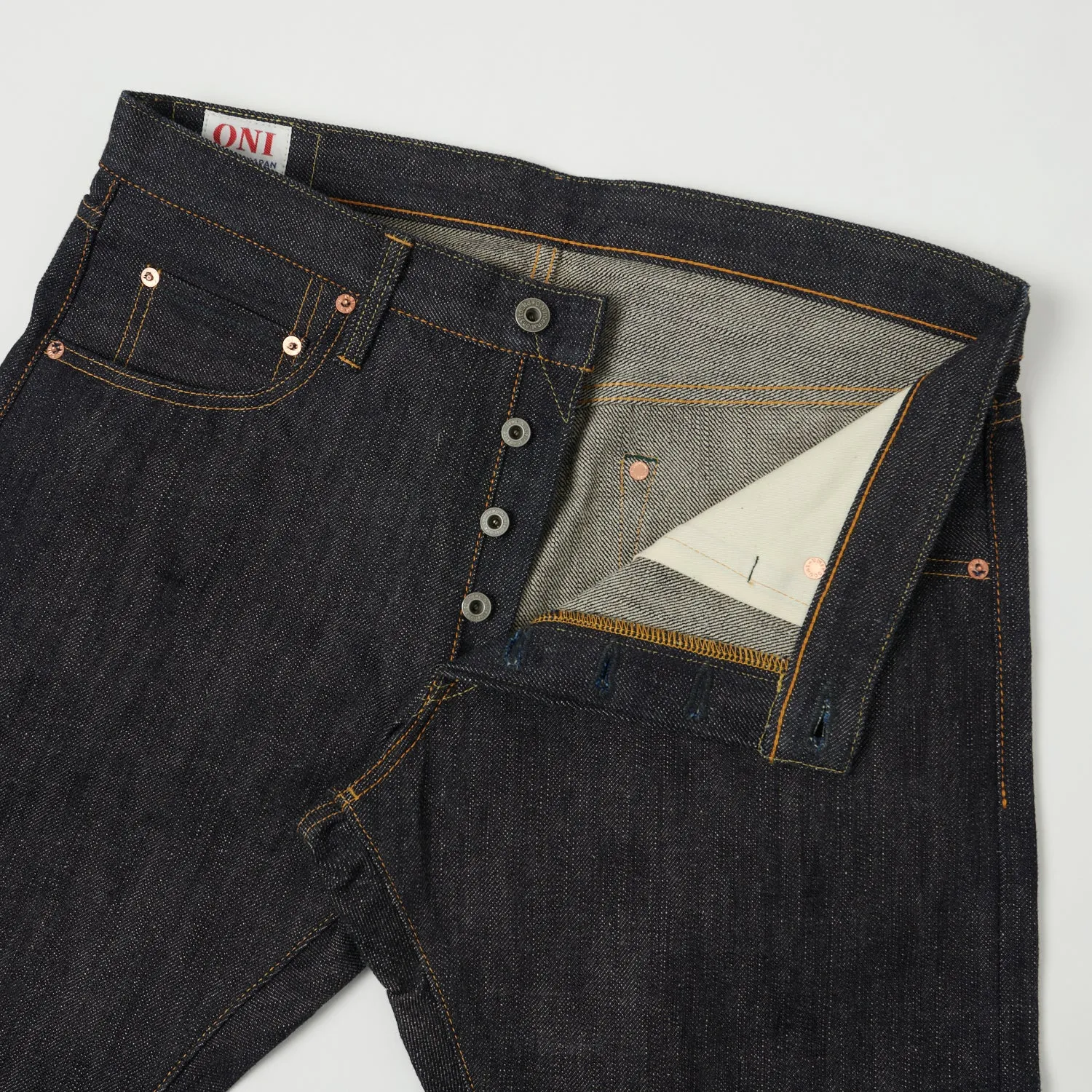 ONI Denim 622NXX 17oz Low Tension Regular Tapered Jean - Raw sold by Son of a Stag product image thumbnail 5