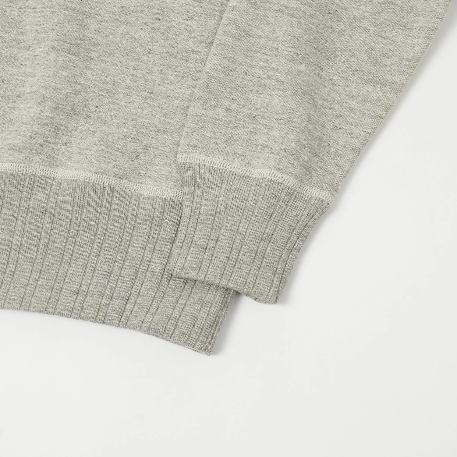 FULLCOUNT 3741 'Mother Cotton' Sweatshirt - Heather Grey sold by Son of a Stag product image thumbnail 4