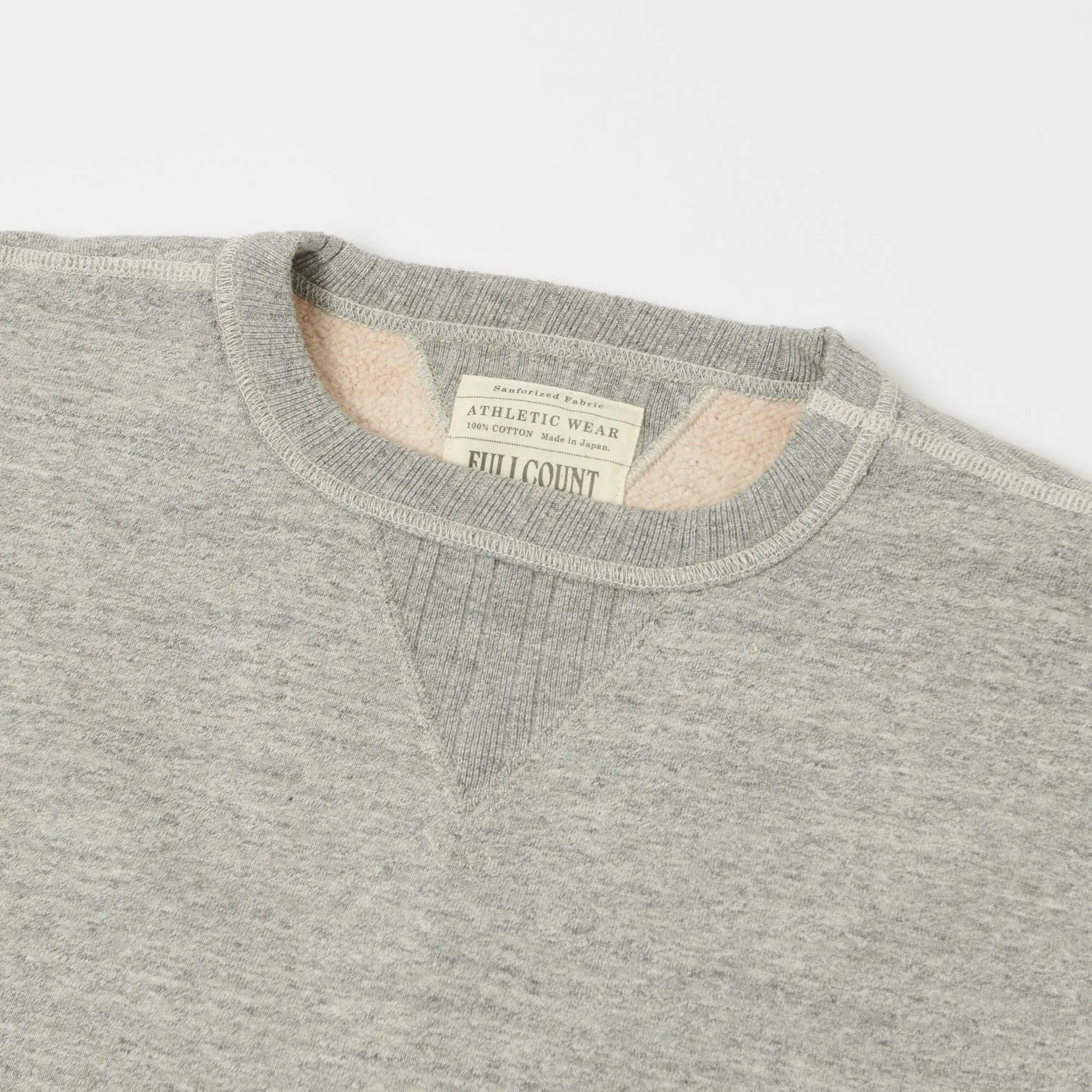 FULLCOUNT 3741 'Mother Cotton' Sweatshirt - Heather Grey sold by Son of a Stag product image thumbnail 2