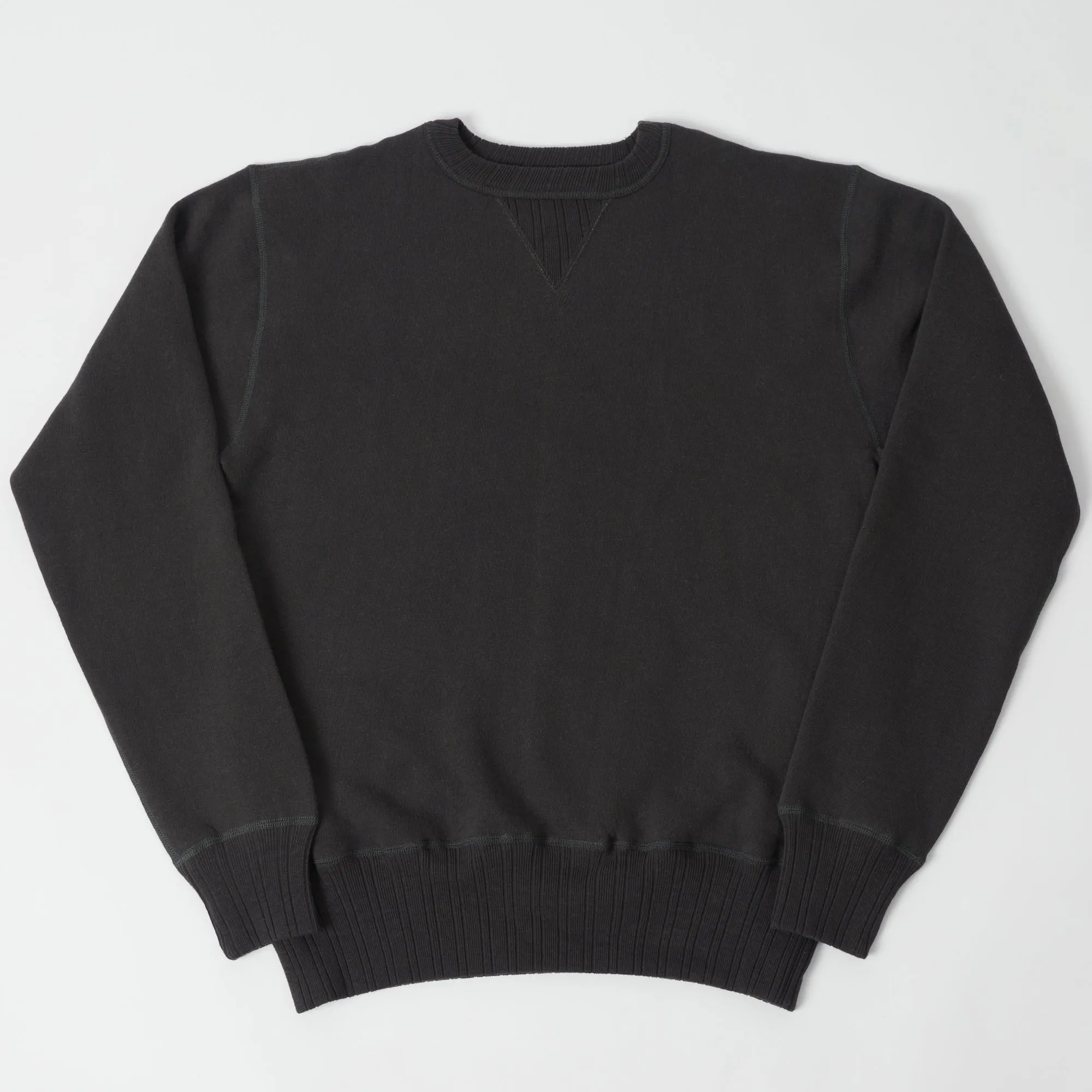 FULLCOUNT 3741 'Mother Cotton' Sweatshirt - Ink Black sold by Son of a Stag