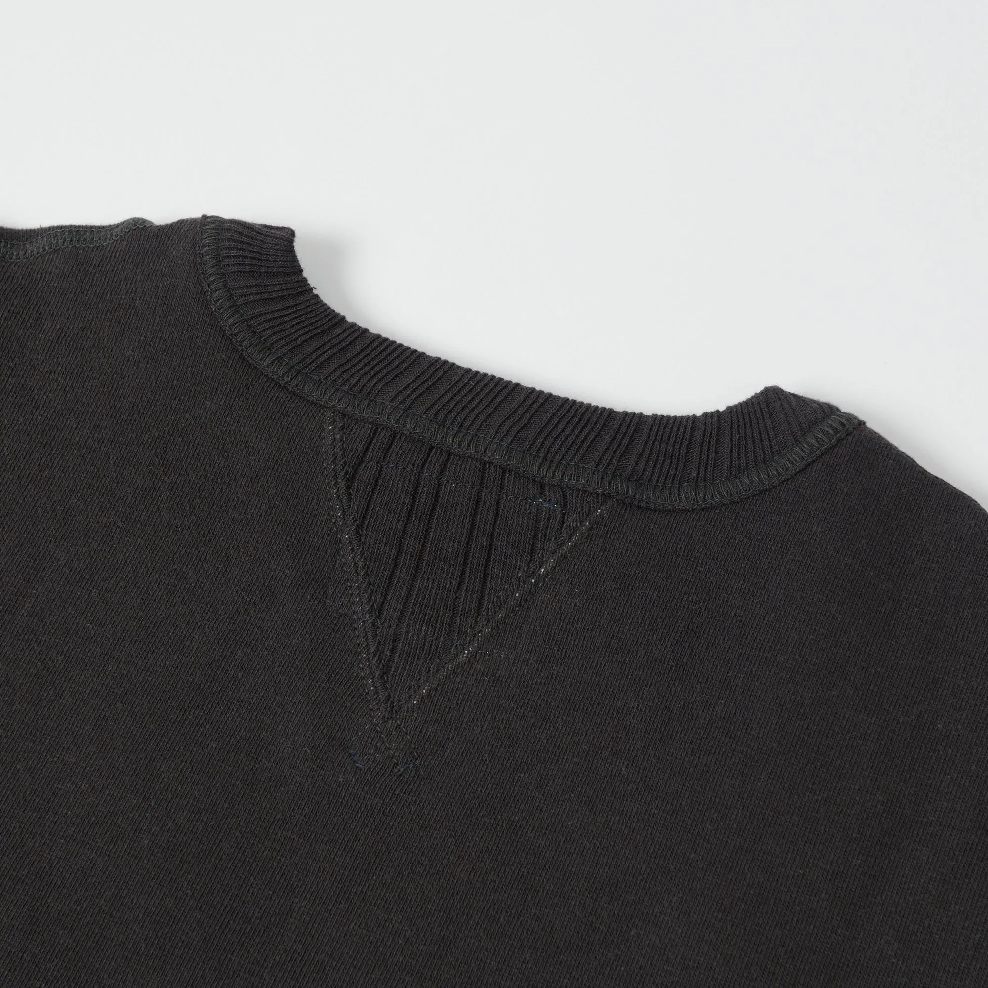 FULLCOUNT 3741 'Mother Cotton' Sweatshirt - Ink Black sold by Son of a Stag product image thumbnail 5