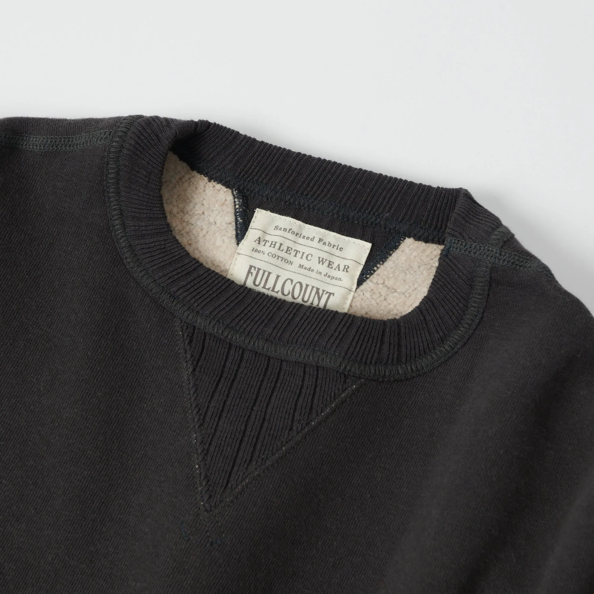 FULLCOUNT 3741 'Mother Cotton' Sweatshirt - Ink Black sold by Son of a Stag product image thumbnail 2