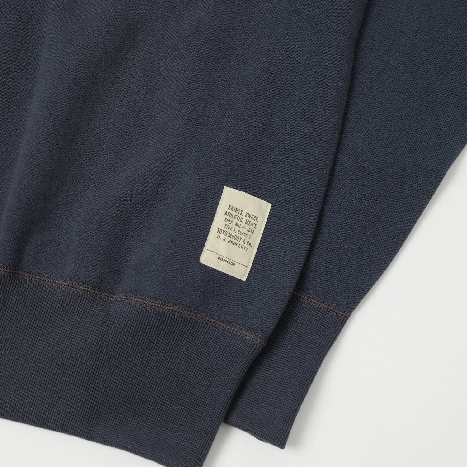 TOYS McCOY U.S.N Print Sweatshirt - Navy Grey sold by Son of a Stag product image thumbnail 4