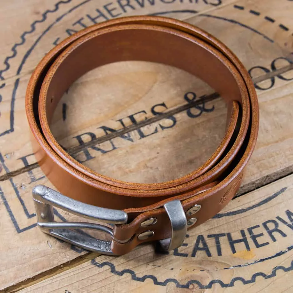 Barnes & Moore Garrison Belt - Harness Tan/Nickel sold by Son of a Stag product image thumbnail 2