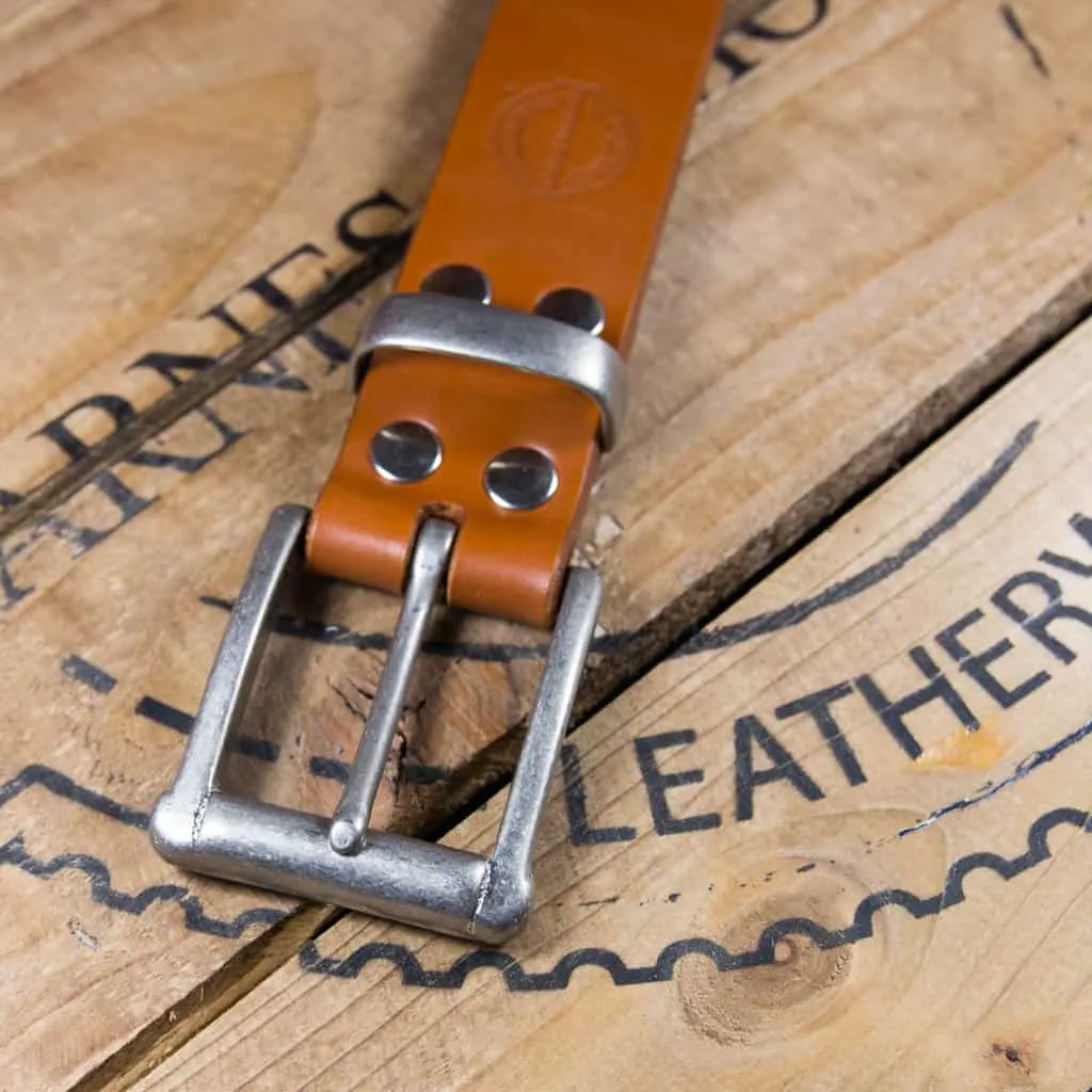 Barnes & Moore Garrison Belt - Harness Tan/Nickel sold by Son of a Stag product image thumbnail 4