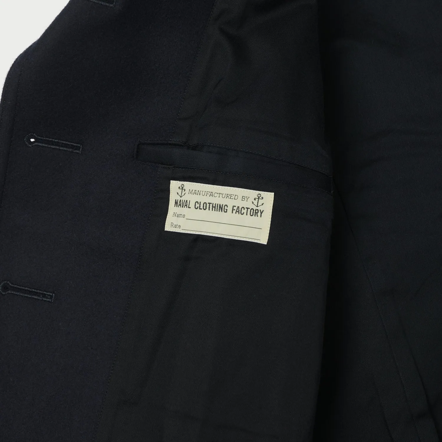 Buzz Rickson's U.S. Navy Pea Coat - Navy sold by Son of a Stag product image thumbnail 4