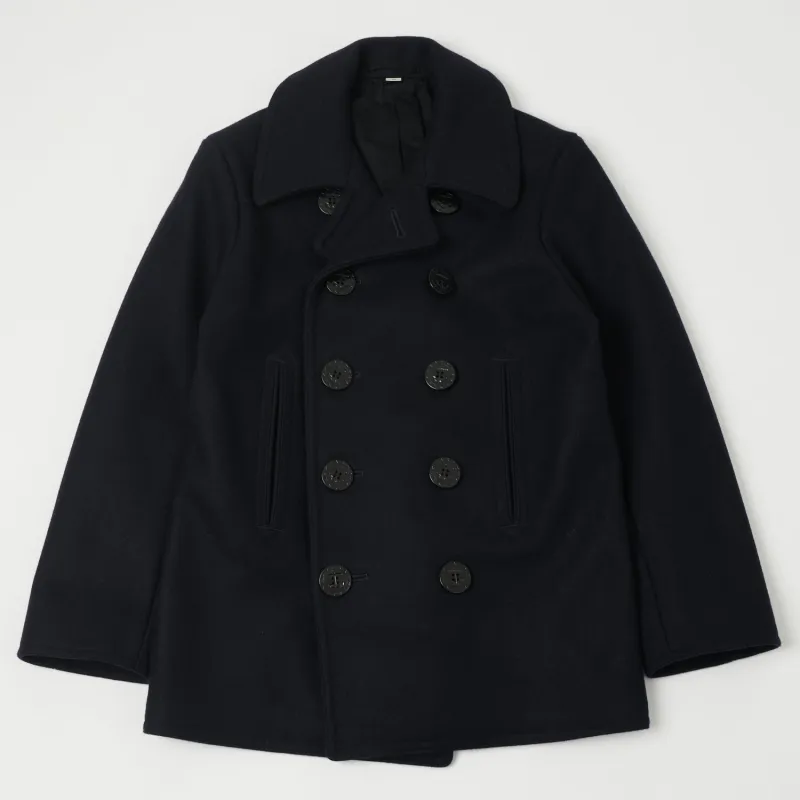 Buzz Rickson's U.S. Navy Pea Coat - Navy sold by Son of a Stag