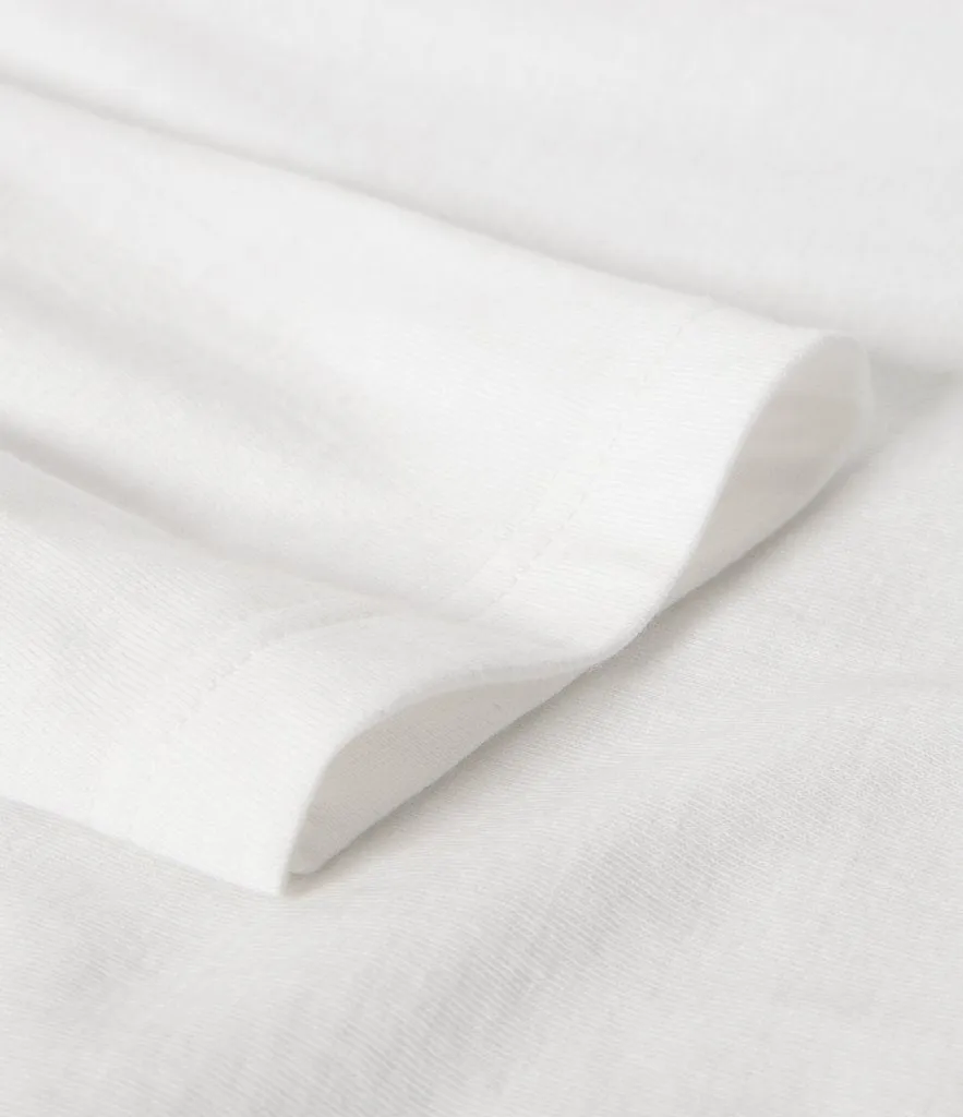 Merz b. Schwanen 1950sLS Lightweight Long Sleeve T-Shirt - White sold by Son of a Stag product image thumbnail 3