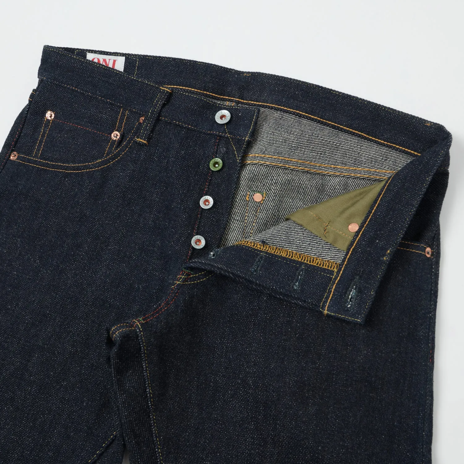 ONI Denim 602 Natural Indigo 22oz Regular Tapered Jean - Raw sold by Son of a Stag product image thumbnail 3