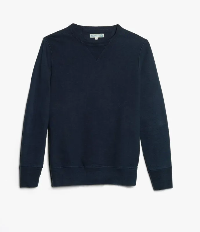 Merz b. Schwanen 3S48 Heavyweight Sweatshirt - Ink Blue sold by Son of a Stag