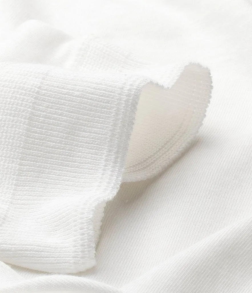 Merz b. Schwanen 103 Lightweight Short Sleeve Henley - White sold by Son of a Stag product image thumbnail 3