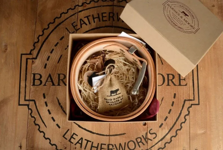 Barnes & Moore Garrison Belt - Natural/Nickel sold by Son of a Stag product image thumbnail 3