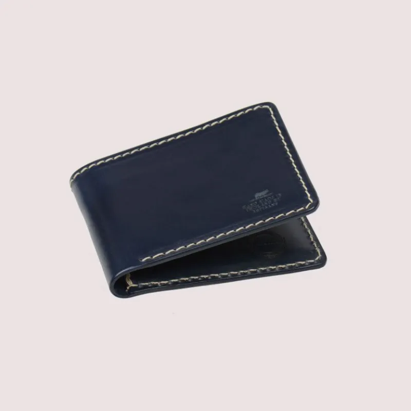 Barnes & Moore Quartermaster Wallet - Navy Bridle sold by Son of a Stag