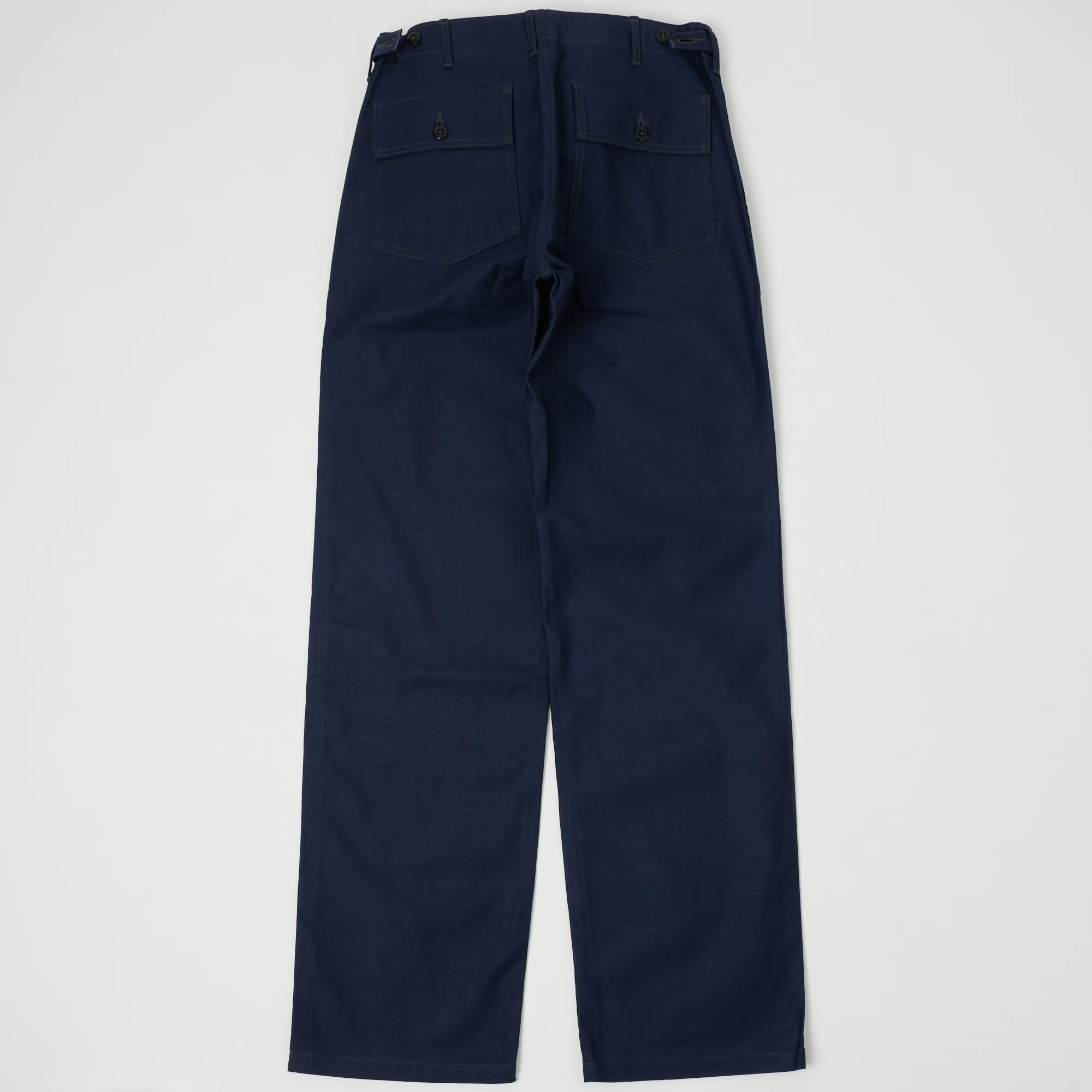Warehouse & Co Sateen Fatigue Pant - Navy sold by Son of a Stag product image thumbnail 3