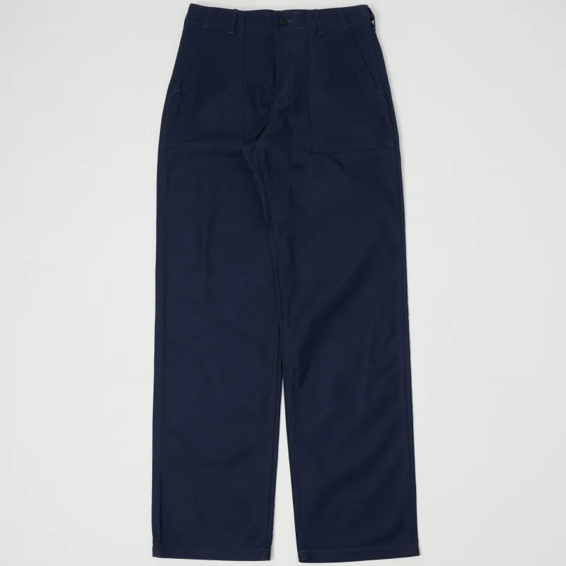 Warehouse & Co Sateen Fatigue Pant - Navy sold by Son of a Stag