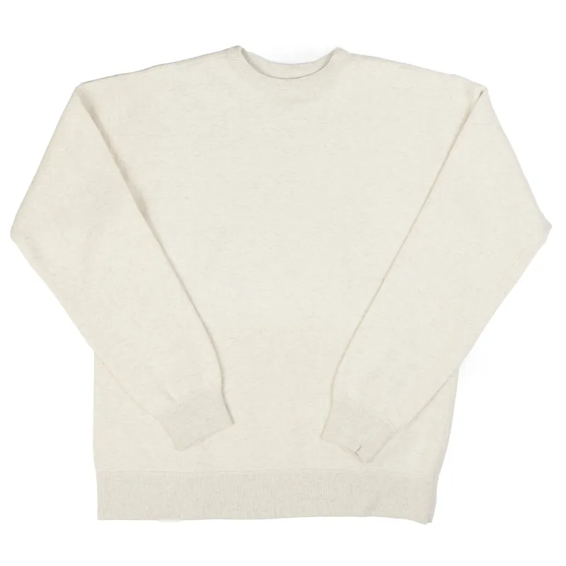 FULLCOUNT 3716 Crew Neck Sweatshirt - Oatmeal made by Full Count