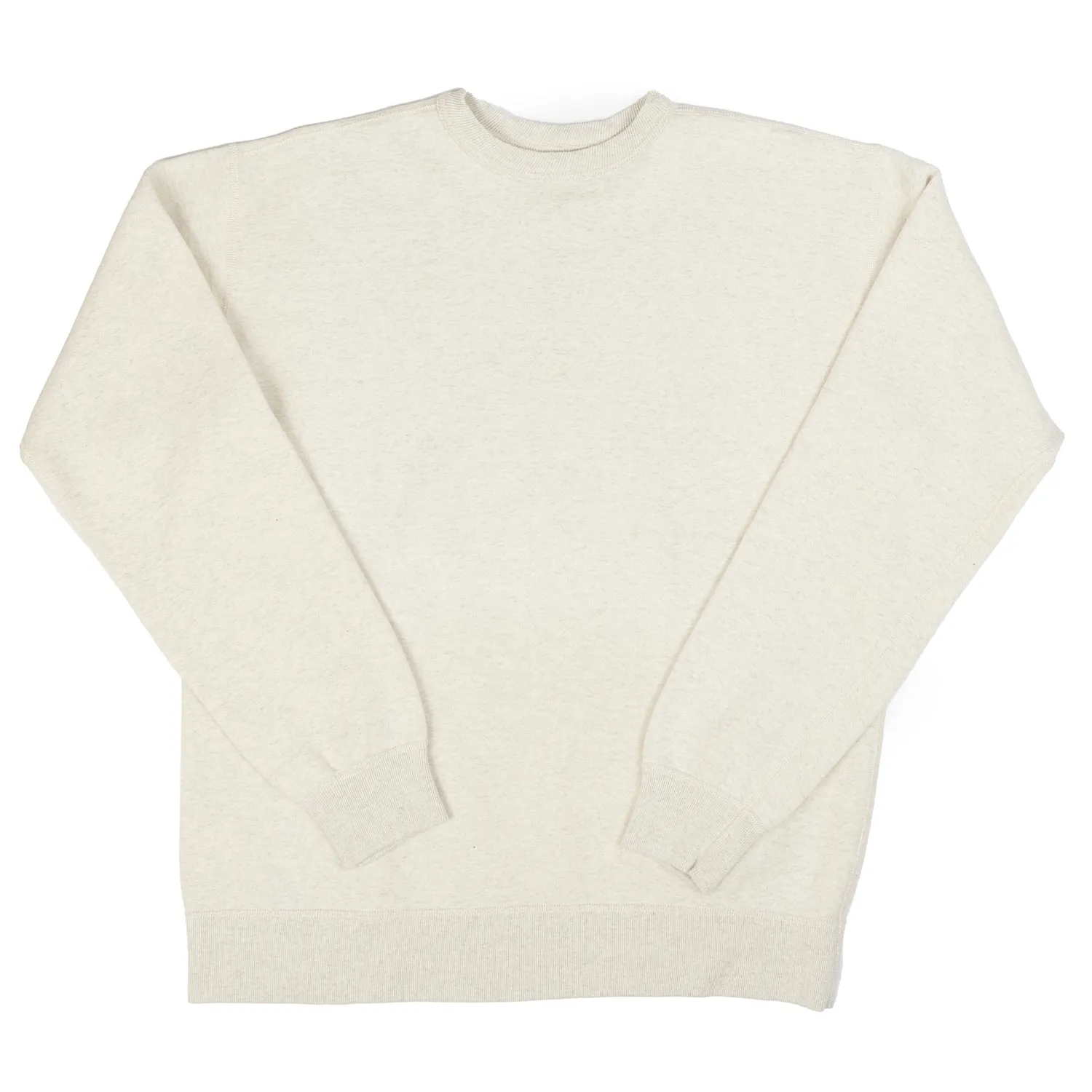 FULLCOUNT 3716 Crew Neck Sweatshirt - Oatmeal sold by Son of a Stag