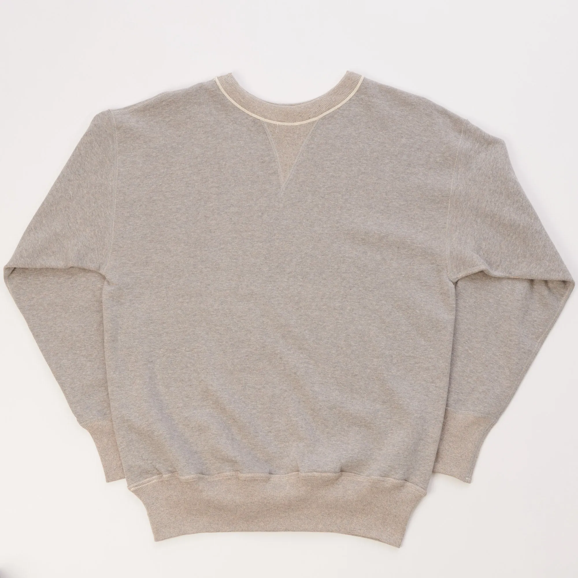 Warehouse & Co 401 Plain Sweatshirt - Heather Grey sold by Son of a Stag product image thumbnail 3