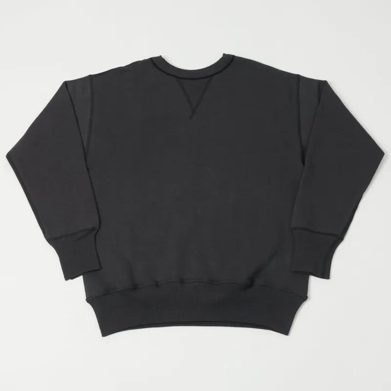 Warehouse & Co 401 Plain Sweatshirt - Black sold by Son of a Stag