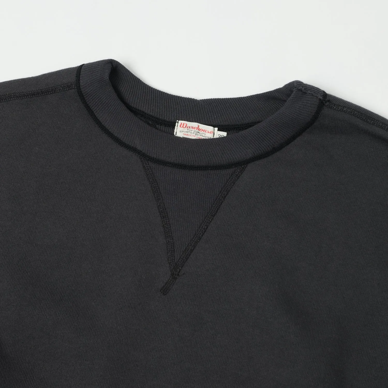 Warehouse & Co 401 Plain Sweatshirt - Black sold by Son of a Stag product image thumbnail 2