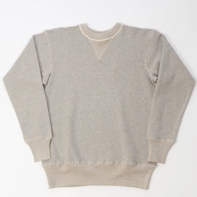 Warehouse & Co 403 Plain Sweatshirt - Heather Grey sold by Son of a Stag