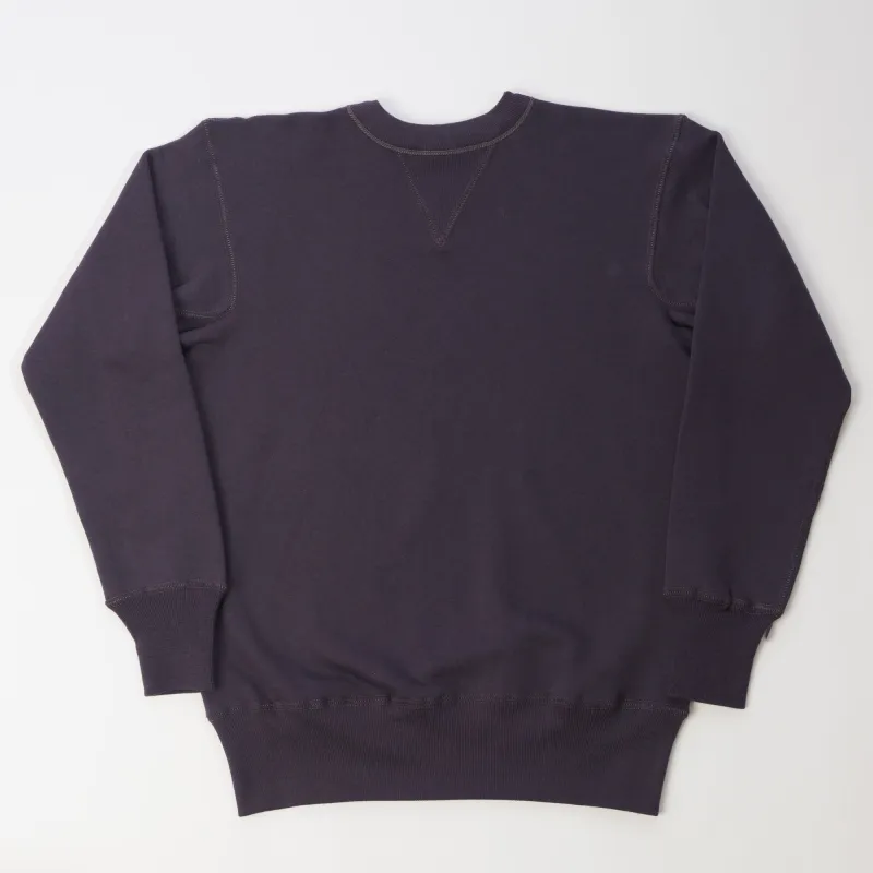 Warehouse & Co 403 Plain Sweatshirt - Dark Navy sold by Son of a Stag