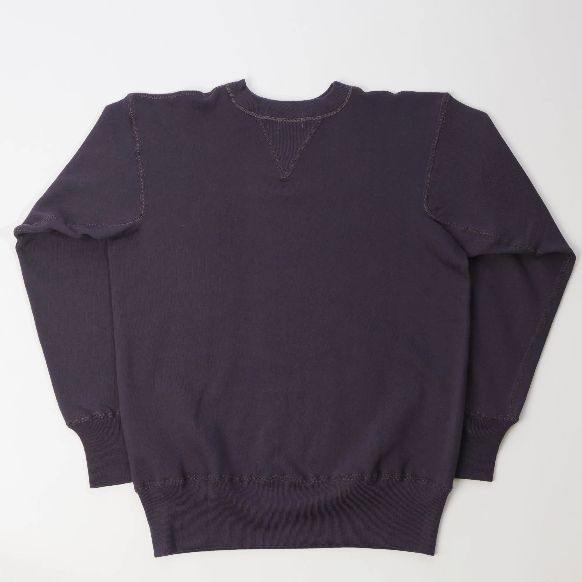 Warehouse & Co 403 Plain Sweatshirt - Dark Navy sold by Son of a Stag product image thumbnail 3