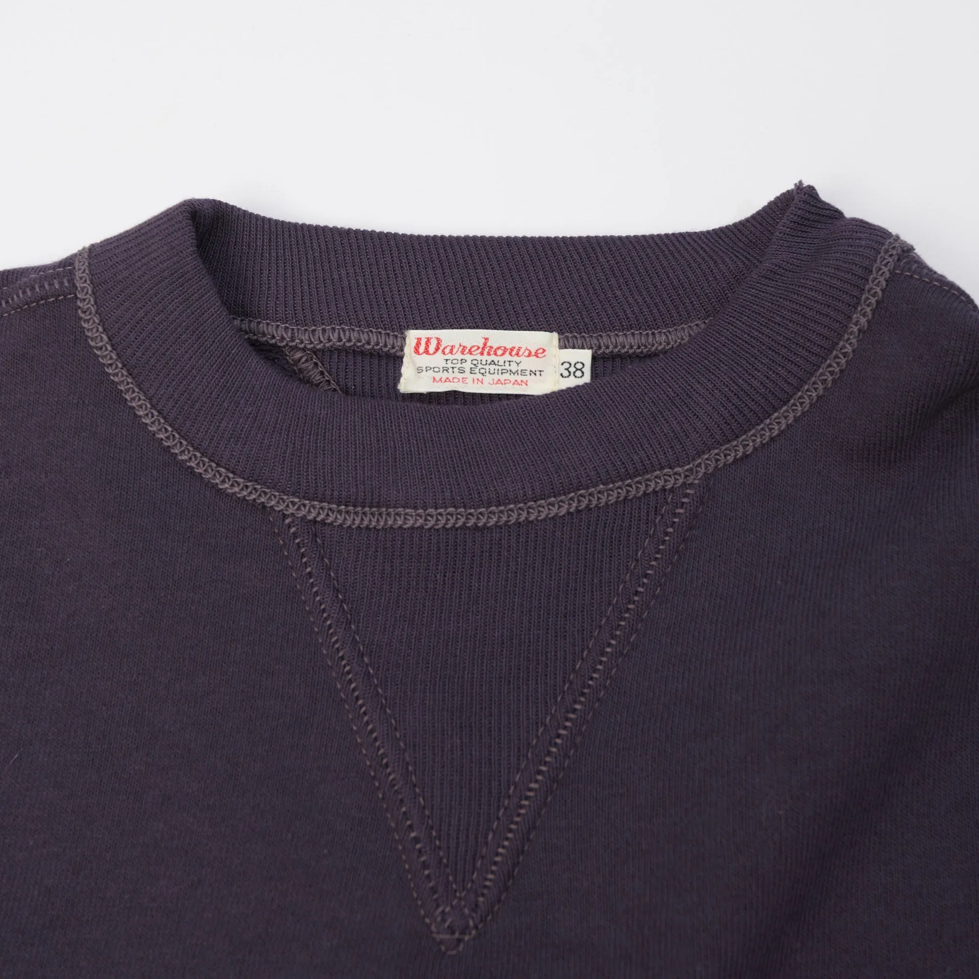 Warehouse & Co 403 Plain Sweatshirt - Dark Navy sold by Son of a Stag product image thumbnail 2