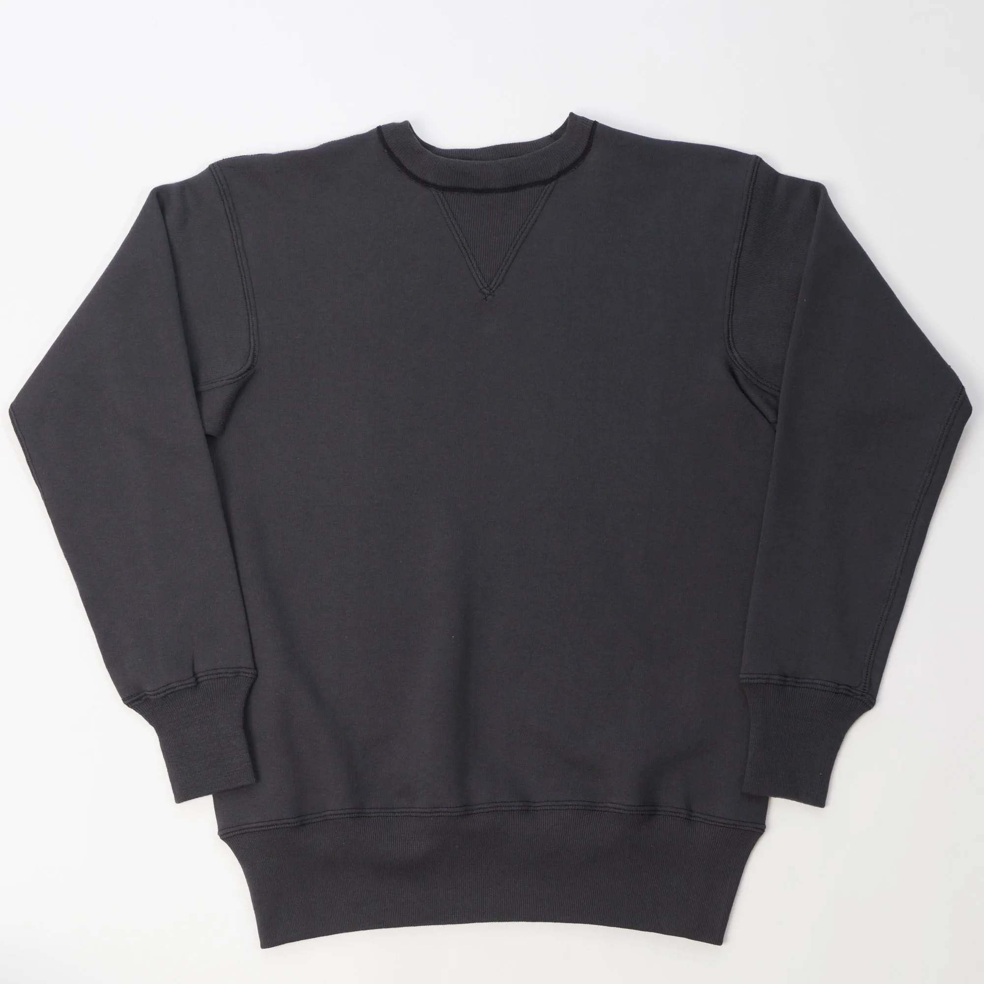 Warehouse & Co 403 Plain Sweatshirt - Black sold by Son of a Stag