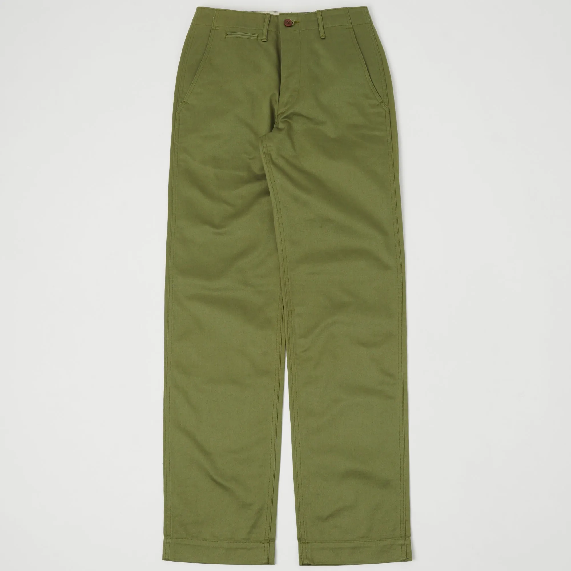 Warehouse & Co 1082 Duck Digger Chino - Green sold by Son of a Stag