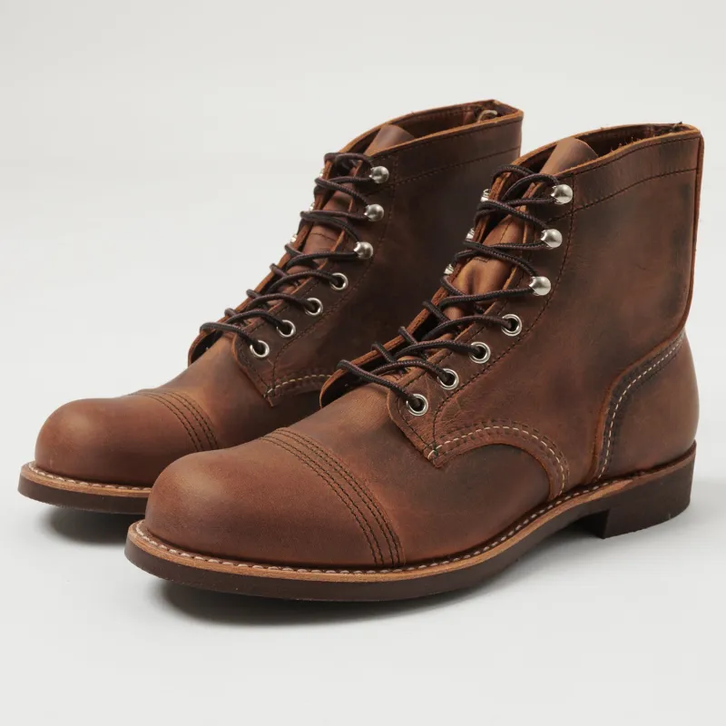 Red Wing 8085 Iron Ranger Boot - Copper Rough & Tough sold by Son of a Stag
