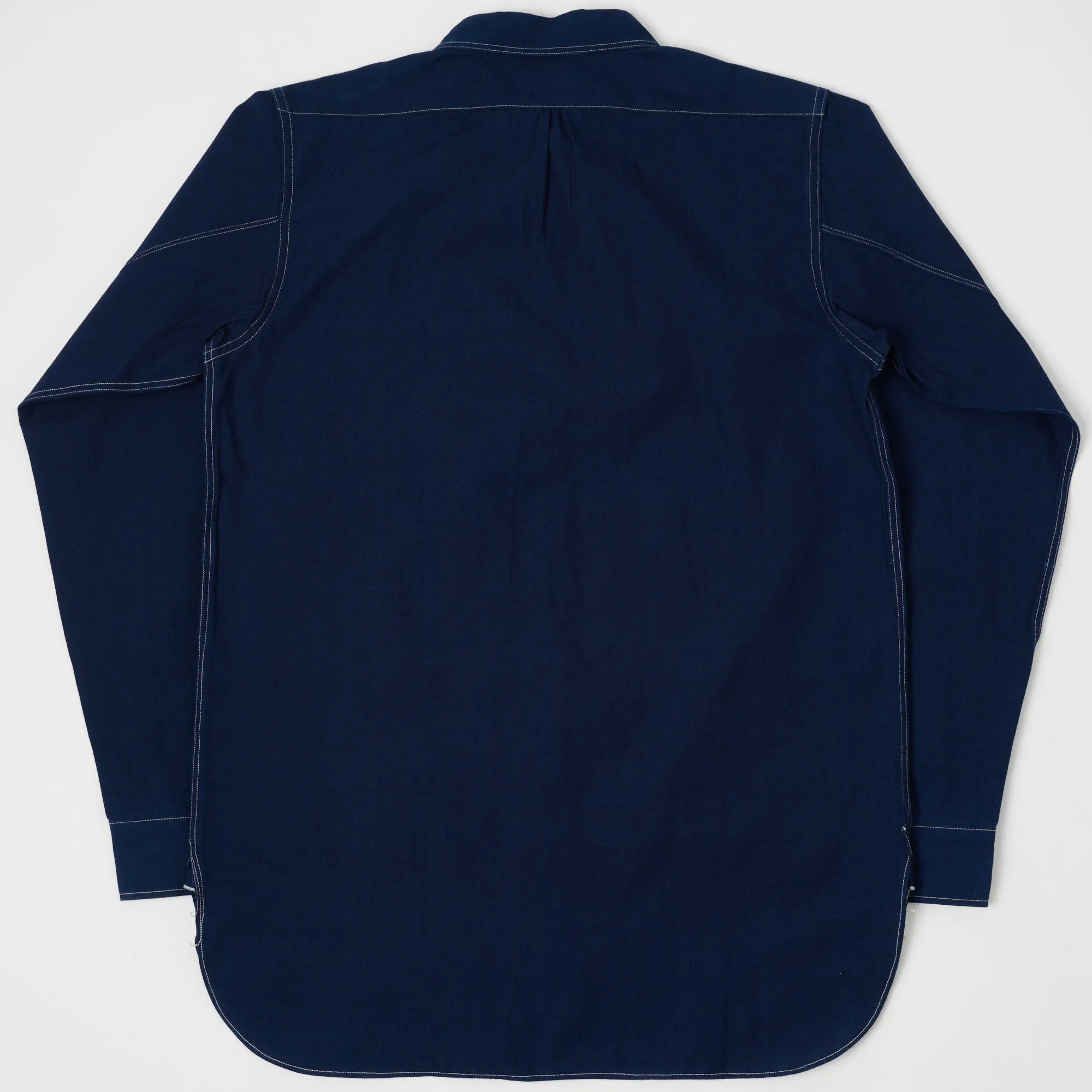 Warehouse & Co 3017 Duck Digger Engineer Chambray Shirt - Indigo sold by Son of a Stag product image thumbnail 3