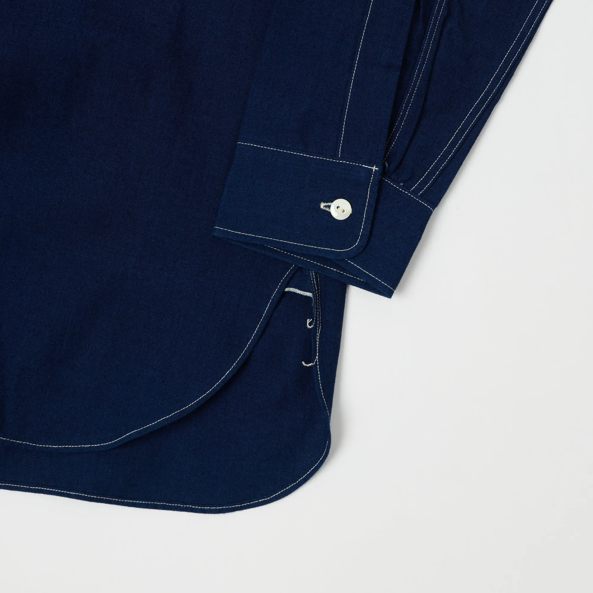 Warehouse & Co 3017 Duck Digger Engineer Chambray Shirt - Indigo sold by Son of a Stag product image thumbnail 4