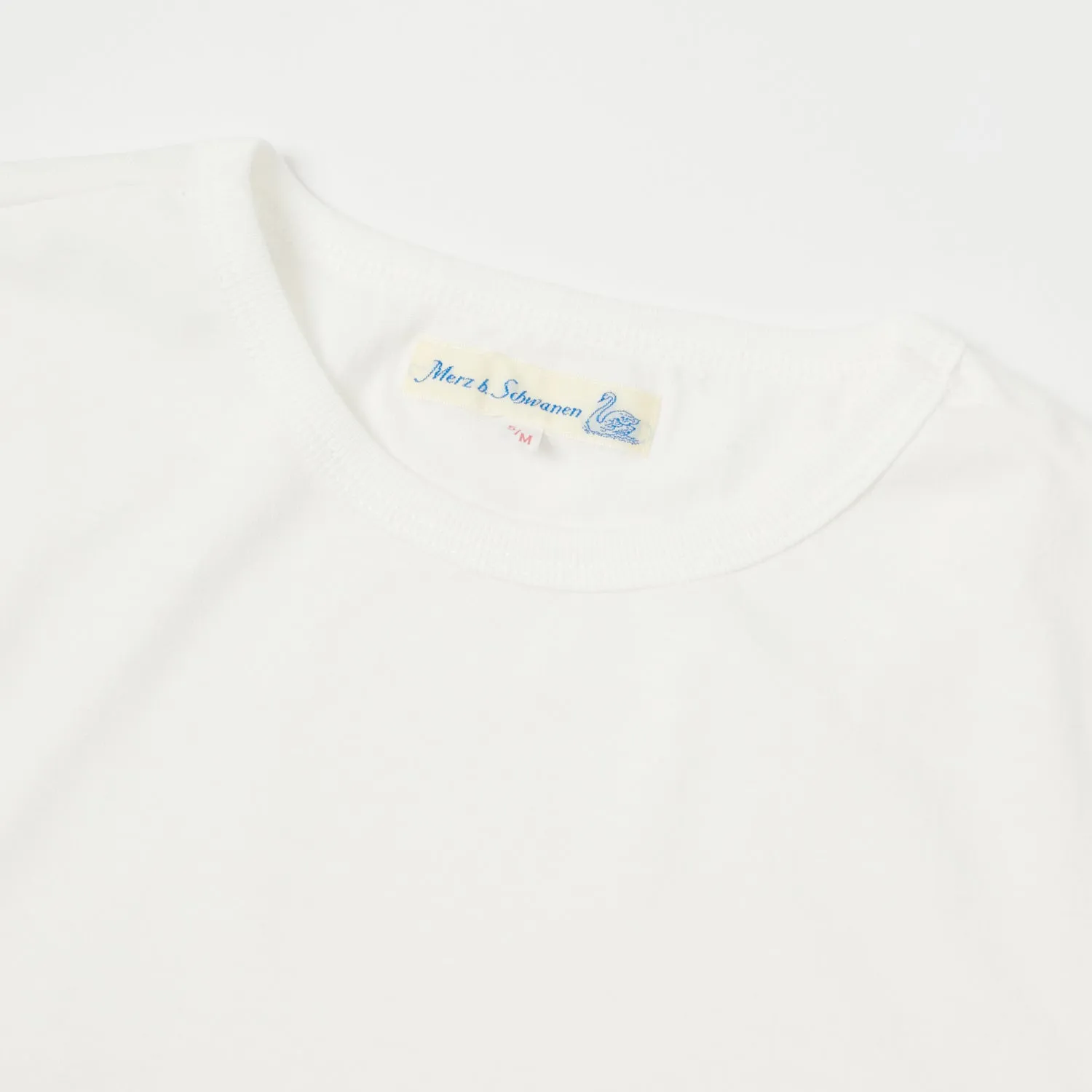 Merz b. Schwanen 1950s Classic Lightweight T-Shirt - White sold by Son of a Stag product image thumbnail 2