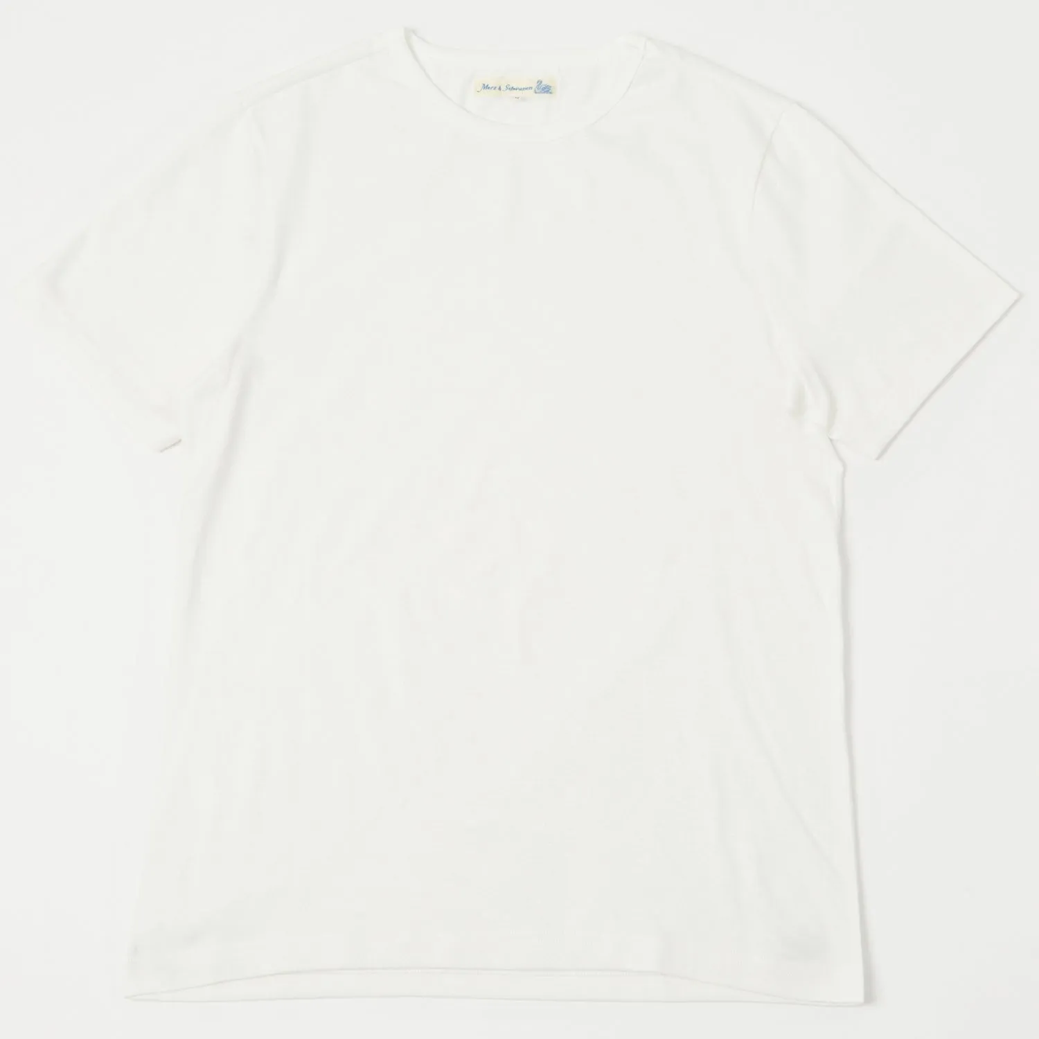 Merz b. Schwanen 1950s Classic Lightweight T-Shirt - White sold by Son of a Stag