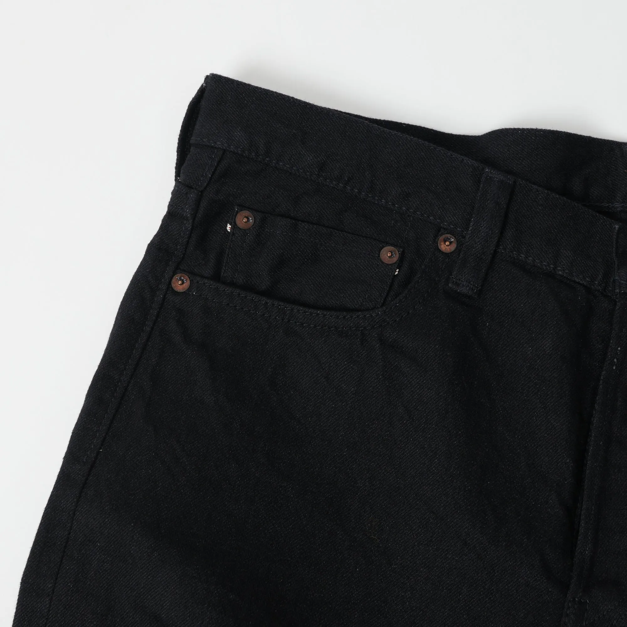 FULLCOUNT 1109 13.7oz Slim Straight Jean - Raw Black sold by Son of a Stag product image thumbnail 5